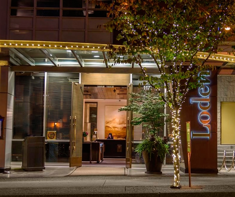 About the Londen As a 77-room boutique hotel, the Loden prides itself in its personalized service, high-end amenities, and being


 	 Address:  1177 Melville St, Vancouver, BC V6E 0A3, Canada
 	  Phone:  +1 877 225 6336
 	  Ports Level 2:  1x  6x  Cost: Free
